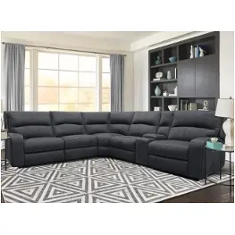Mpol840-sla Parker House Furniture Polaris - Slate Living Room Furniture Sectional