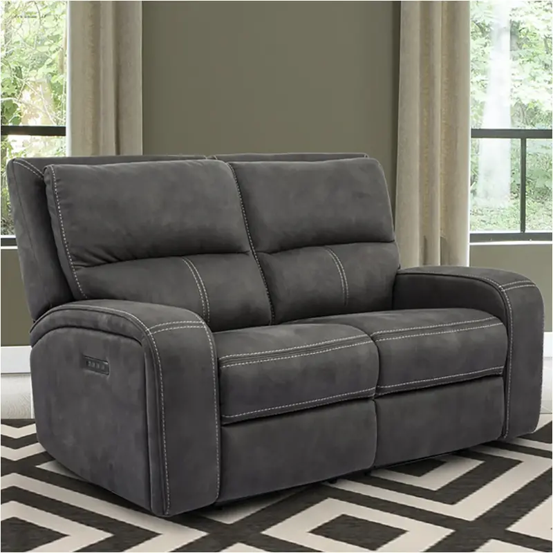 Mpol822ph-sla Parker House Furniture Polaris - Slate Living Room Furniture Loveseat