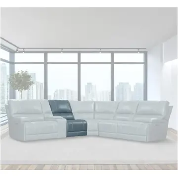 Mwhi810p-p50-vaz Parker House Furniture Whitman - Verona Azure Living Room Furniture Sectional