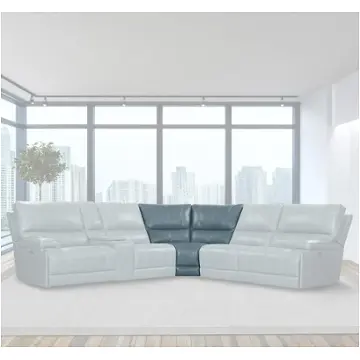 Mwhi850-p50-vaz Parker House Furniture Whitman - Verona Azure Living Room Furniture Sectional