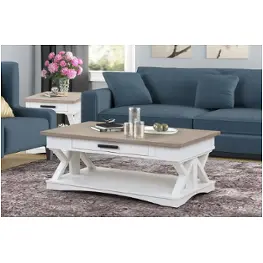 Ame01-cot Parker House Furniture Americana Modern - Cotton Living Room Furniture Cocktail Table