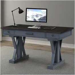 Ame256t-den Parker House Furniture Americana Modern - Denim Home Office Furniture Desk