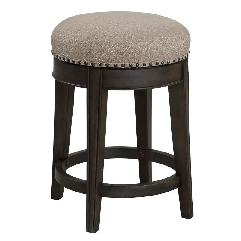 Sun1026-sgr Parker House Furniture Sundance - Smokey Grey Living Room Furniture Stool