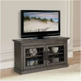 Sun63-sgr Parker House Furniture Sundance - Smokey Grey Living Room Furniture Tv Console