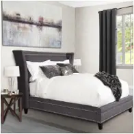 Blea8000hb-gnt Parker House Furniture Leah - Granite Bedroom Furniture Bed