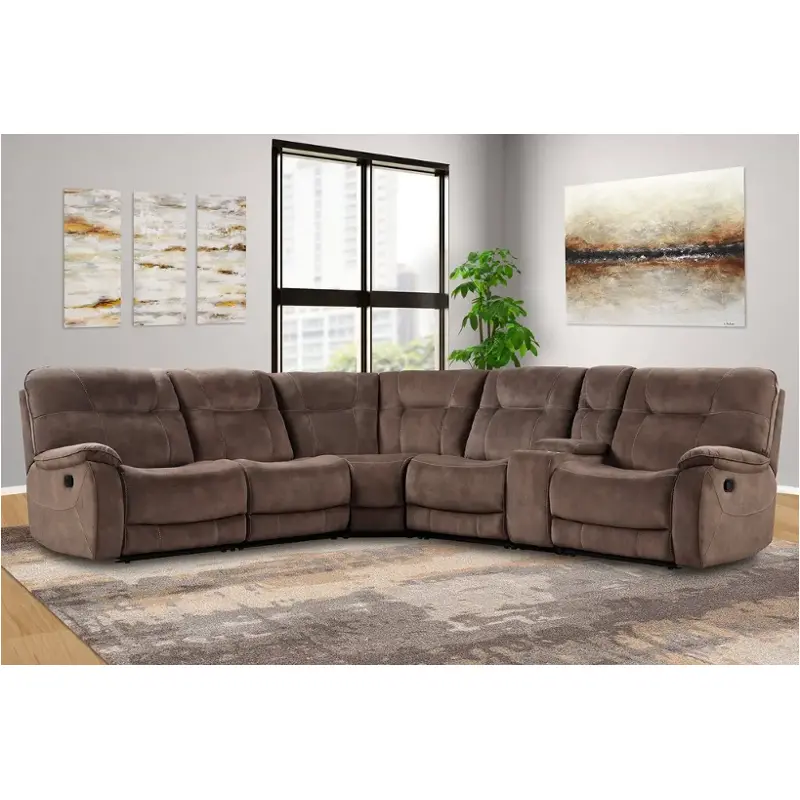 Mcoo850-sbr Parker House Furniture Cooper - Shadow Brown Living Room Furniture Sectional