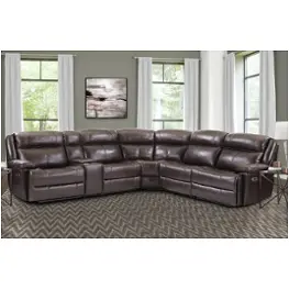 Mecl860-fbr Parker House Furniture Eclipse - Florence Brown Living Room Furniture Sectional