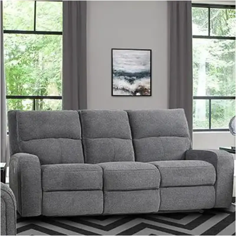 Mpol832ph-big Parker House Furniture Polaris - Bizmark Grey Living Room Furniture Sofa