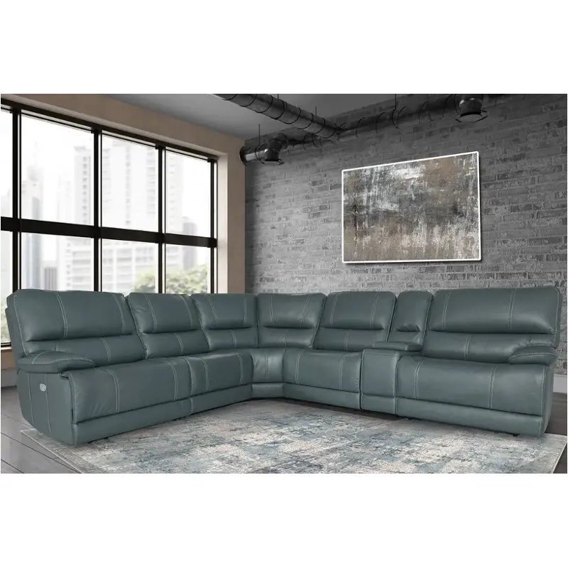 Mshe840-caz Parker House Furniture Shelby - Cabrera Azure Living Room Furniture Sectional