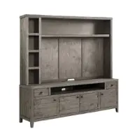 Tem84h-gst Parker House Furniture Tempe - Grey Stone Home Entertainment Furniture Entertainment Center