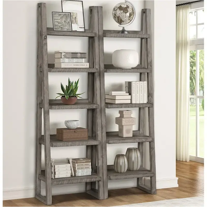 Tem250p-gst Parker House Furniture Tempe - Grey Stone Home Entertainment Furniture Etagere