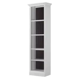 Sho424-efw Parker House Furniture Shoreham - Effortless White Home Office Furniture Bookcase