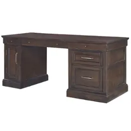 Sho480-mdr-pd Parker House Furniture Shoreham - Medium Roast Home Office Furniture Desk