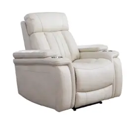 Mroy812ph-fni Parker House Furniture Royce - Fantom Ivory Living Room Furniture Recliner