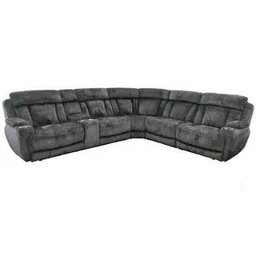 Mdal850-lch Parker House Furniture Dalton - Lucky Charcoal Living Room Furniture Sectional