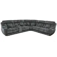 Mdal860-lch Parker House Furniture Dalton - Lucky Charcoal Living Room Furniture Sectional