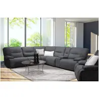 Mgla860-cbl Parker House Furniture Gladiator - Cobalt Living Room Furniture Sectional