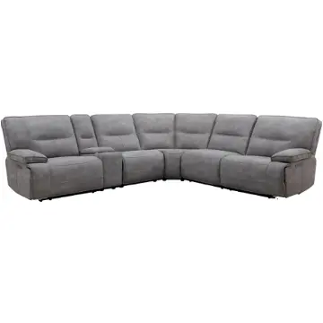 Mgla811lphz-sky Parker House Furniture Gladiator - Sky Living Room Furniture Sectional