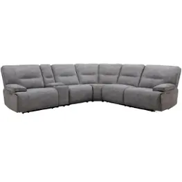 Mgla850-sky Parker House Furniture Gladiator - Sky Living Room Furniture Sectional