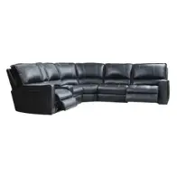 Mroc810p-vbk Parker House Furniture Rockford - Verona Black Living Room Furniture Sectional