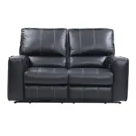 Mroc822ph-vbk Parker House Furniture Rockford - Verona Black Living Room Furniture Loveseat