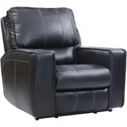 Mroc812ph-vbk Parker House Furniture Rockford - Verona Black Living Room Furniture Recliner