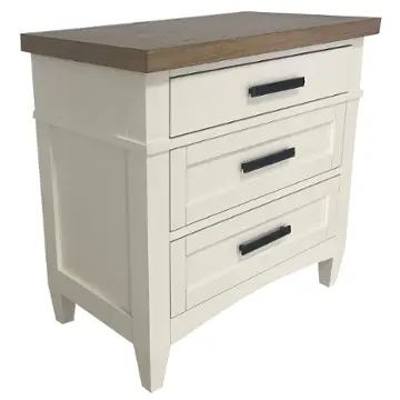 Bame51303-cot Parker House Furniture Americana Modern - Cotton Bedroom Furniture Nightstand