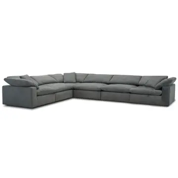 Sxhl910-mthu Parker House Furniture Exhale - Mathis Thunder Living Room Furniture Sectional
