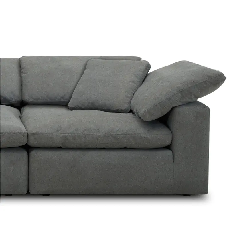 Sxhl955-mthu Parker House Furniture Exhale - Mathis Thunder Living Room Furniture Sectional