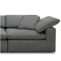 Sxhl955-mthu Parker House Furniture Exhale - Mathis Thunder Living Room Furniture Sectional