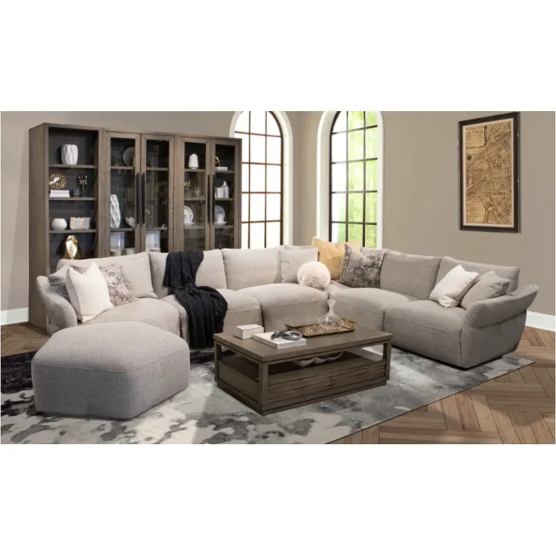 Spla950-cncb Parker House Furniture Playful - Canes Cobblestone Living Room Furniture Sectional