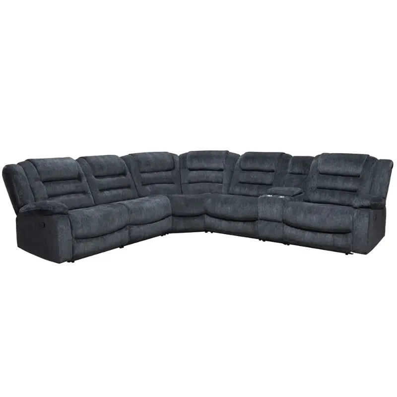 Mbol811l-miss Parker House Furniture Bolton - Misty Storm Living Room Furniture Sectional