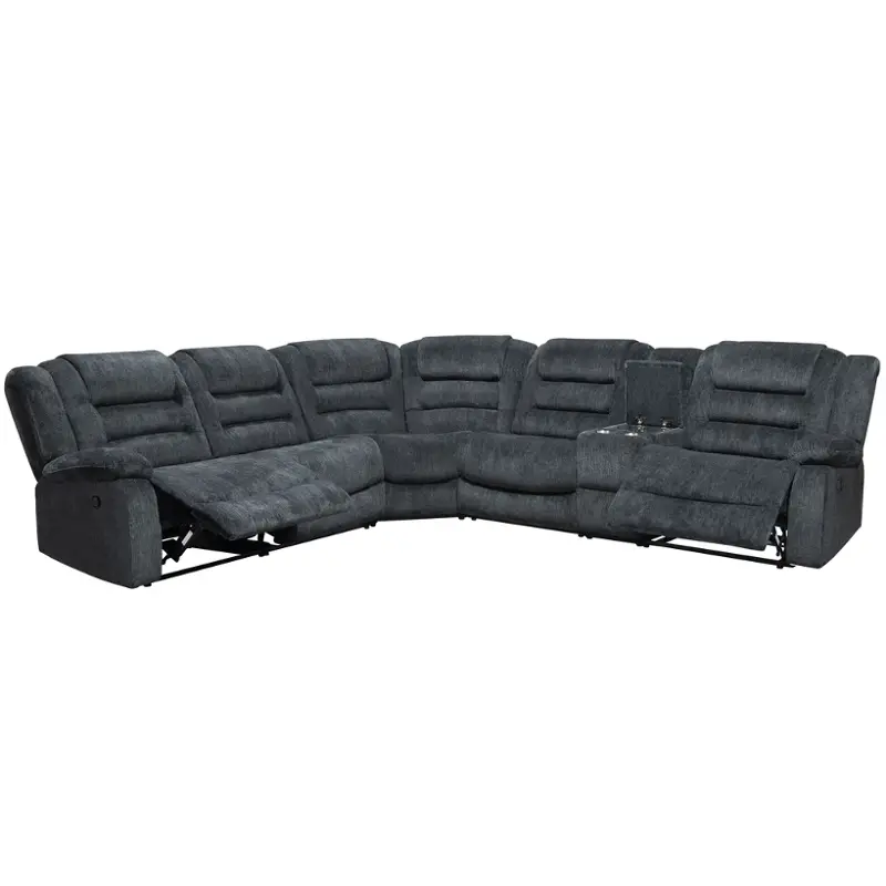 Mbol850-miss Parker House Furniture Bolton - Misty Storm Living Room Furniture Sectional