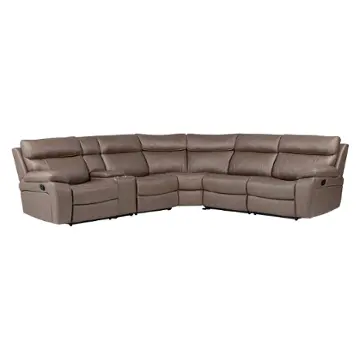Mthe811l-stof Parker House Furniture Theon - Stokes Toffee Living Room Furniture Sectional