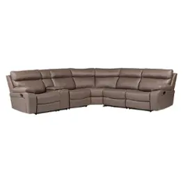 Mthe810-stof Parker House Furniture Theon - Stokes Toffee Living Room Furniture Sectional