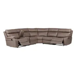 Mthe850-stof Parker House Furniture Theon - Stokes Toffee Living Room Furniture Sectional