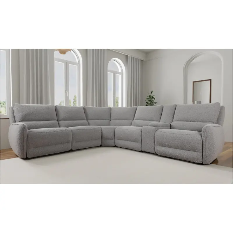Mstr860-blsm Parker House Furniture Stellar - Bloke Smoke Living Room Furniture Sectional
