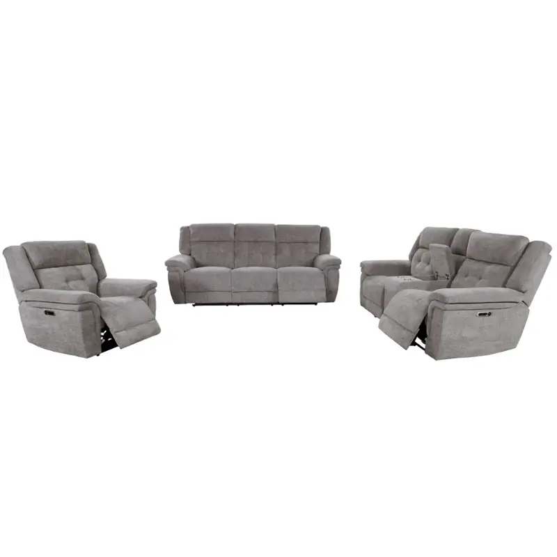 Mric812ph-brgr Parker House Furniture Richland - Bristol Grey Living Room Furniture Recliner