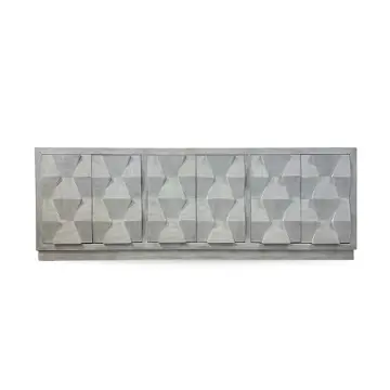 Cta90-ww Parker House Furniture Cortina - White Wash Home Entertainment Furniture Tv Console