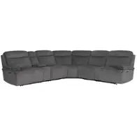 Malp811lphz-aimd Parker House Furniture Alpine - Airy Midnight Living Room Furniture Sectional