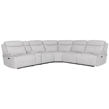 Malp811lphz-aisn Parker House Furniture Alpine - Airy Snow Living Room Furniture Sectional