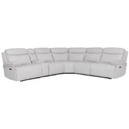 Malp811lphz-aisn Parker House Furniture Alpine - Airy Snow Living Room Furniture Sectional