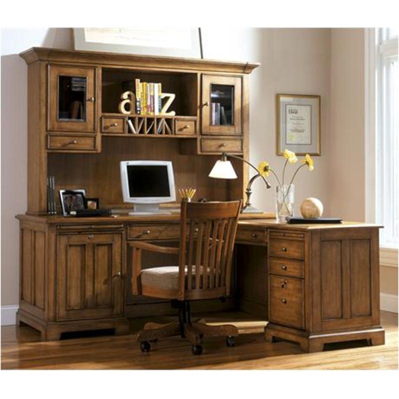 69225 Riverside Furniture Woodlands Oak Storage Hutch