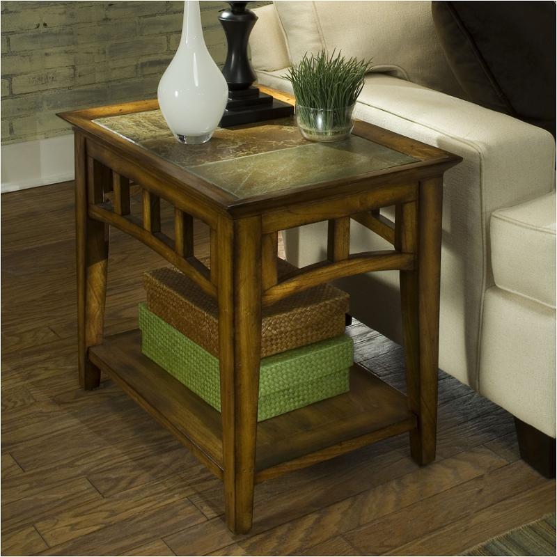 5309k Riverside Furniture Andorra End Table-burnished Oak