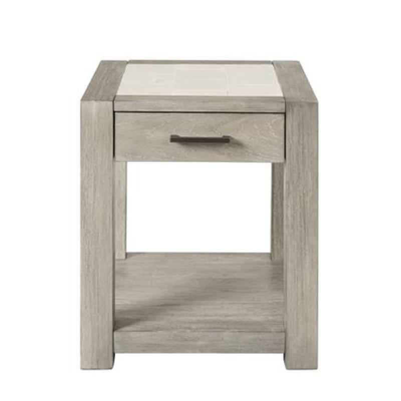 10609 Riverside Furniture Paolo - Urban Gray Living Room Furniture End Table