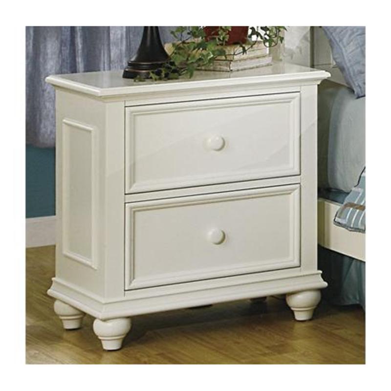 1155s Riverside Furniture Two Drawer Night Stand-shores White