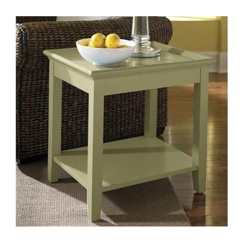 1207i Riverside Furniture Tray Top End Tableivy Green