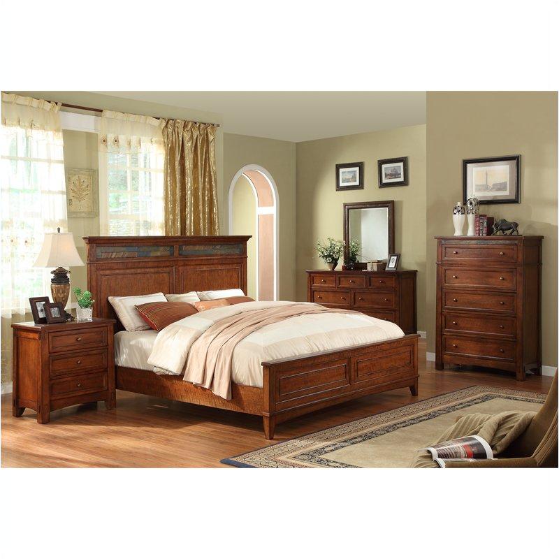 2984-ck Riverside Furniture Craftsman Home Bedroom Furniture Bed