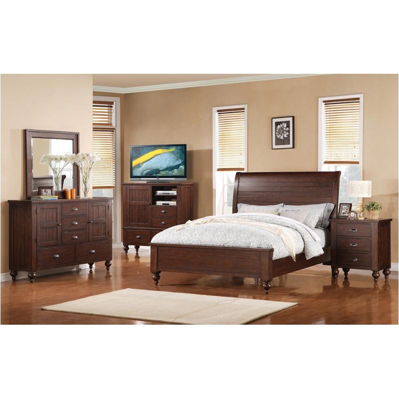 Riverside Furniture Castlewood Sleigh Bed - Thumbnail 2