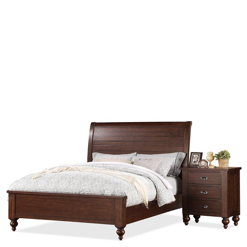 33572 Riverside Furniture Castlewood Bedroom Furniture Bed